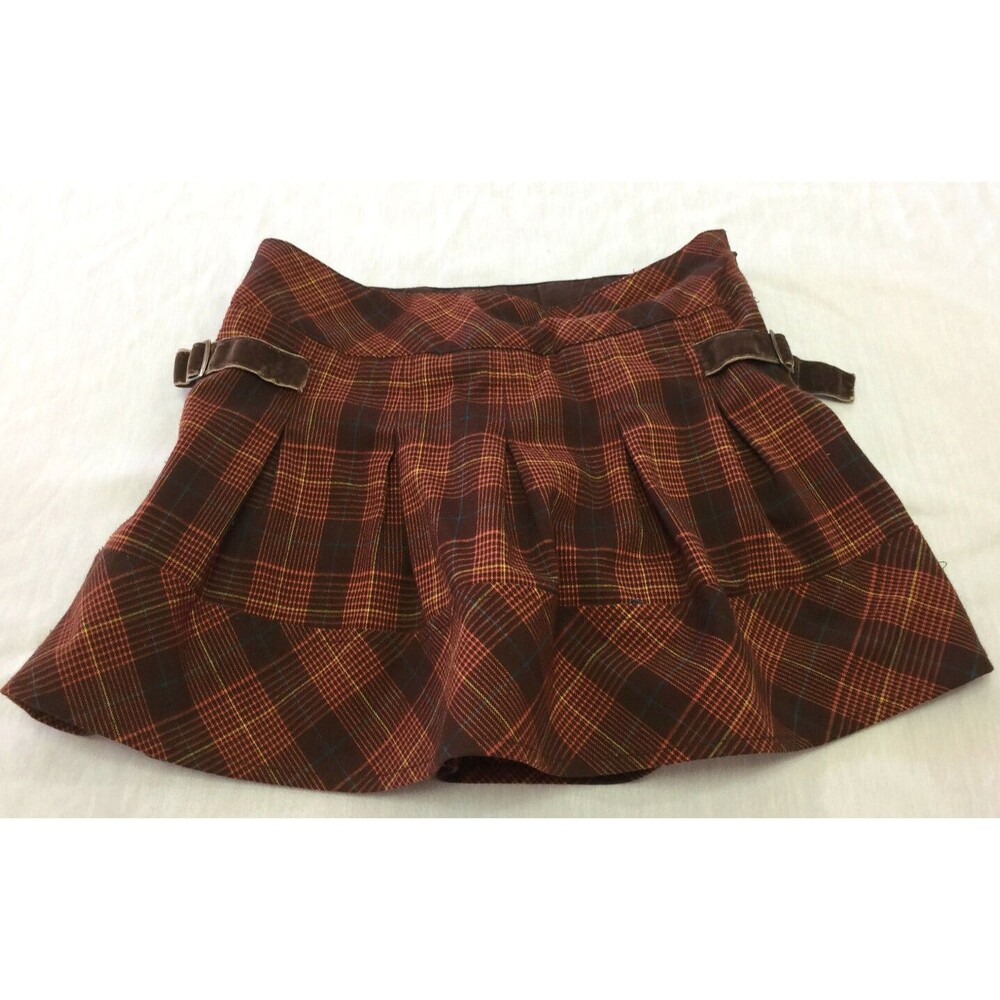 CHEROKEE GIRLS SKIRT SKORT WITH BUILT SHORTS SIZE S 6-6X